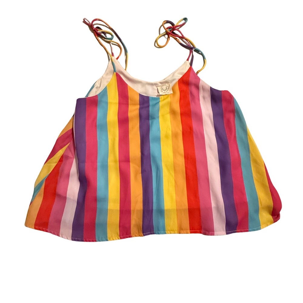 Fantastic Fawn Multicolor Striped Tank Top